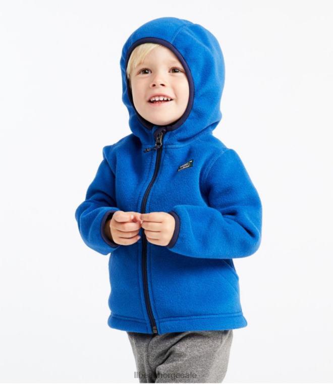 barn spedbarns- og fjellklassisk fleece 24VDH545 L.L.Bean yttertøy nautisk marine