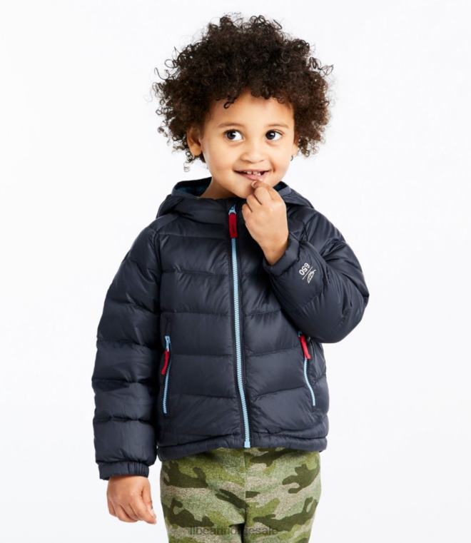 barn ultralett 650 dunjakke for spedbarn og småbarn 24VDH3640 L.L.Bean yttertøy karbon marine