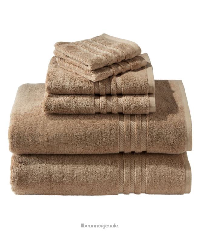 unisex håndklesett i økologisk bomull 24VDH4411 L.L.Bean bad kvist