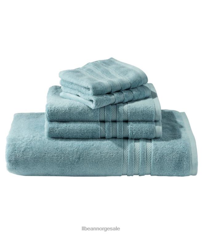 unisex økologisk bomullshåndkle 24VDH2493 L.L.Bean bad blå kvarts