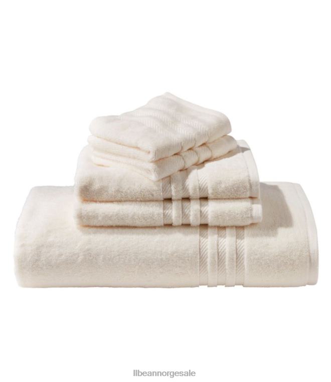 unisex økologisk bomullshåndkle 24VDH7129 L.L.Bean bad krem
