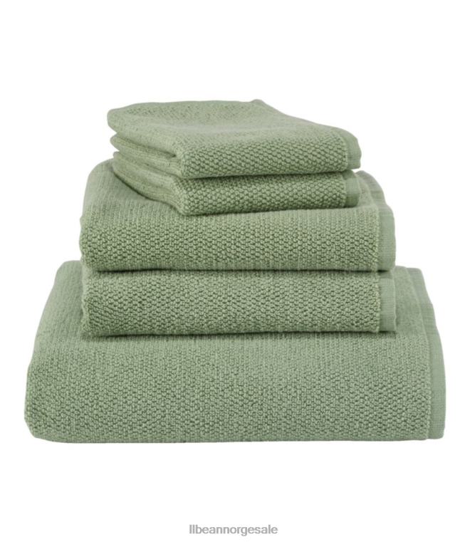 unisex organisk teksturert bomullshåndkle 24VDH6267 L.L.Bean bad antikk furu