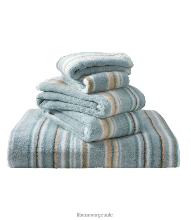 unisex premium bomull håndkle sett stripe 24VDH4455 L.L.Bean bad sand dollar