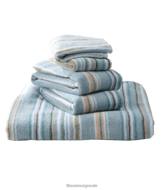 unisex premium bomullshåndklær stripe 24VDH4366 L.L.Bean bad sand dollar
