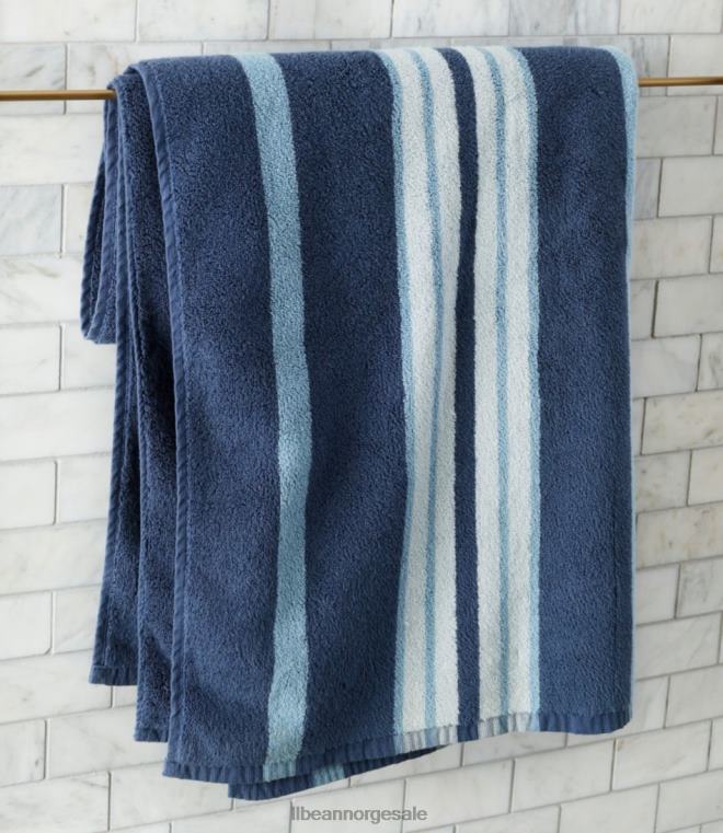 unisex premium bomullshåndklær stripe 24VDH4366 L.L.Bean bad sand dollar
