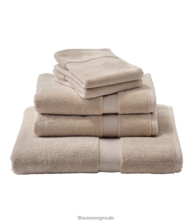 unisex premium bomullshåndklesett 24VDH5563 L.L.Bean bad sandbanke