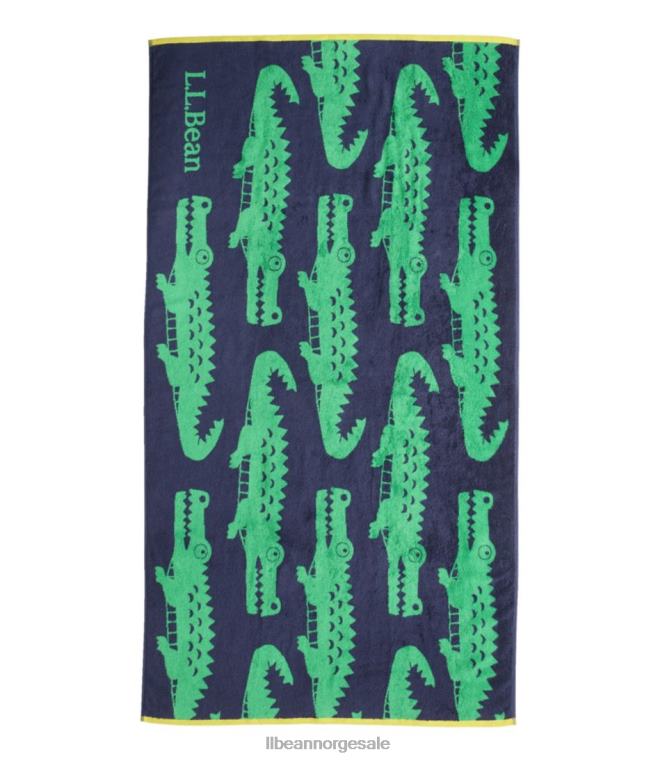 unisex strandhåndkle Gator ved sjøen 24VDH1241 L.L.Bean bad lys marine