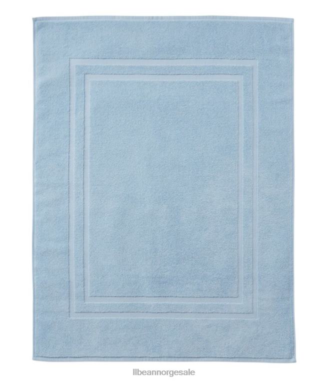 unisex badematte i økologisk bomullshåndkle 24VDH7255 L.L.Bean bad surfe blå
