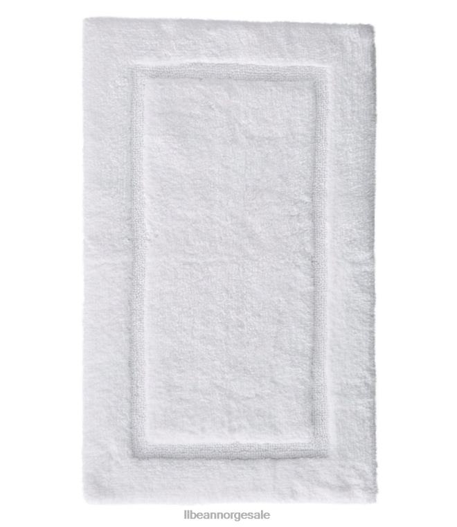 unisex badematte i premium bomull 24VDH4331 L.L.Bean bad hvit