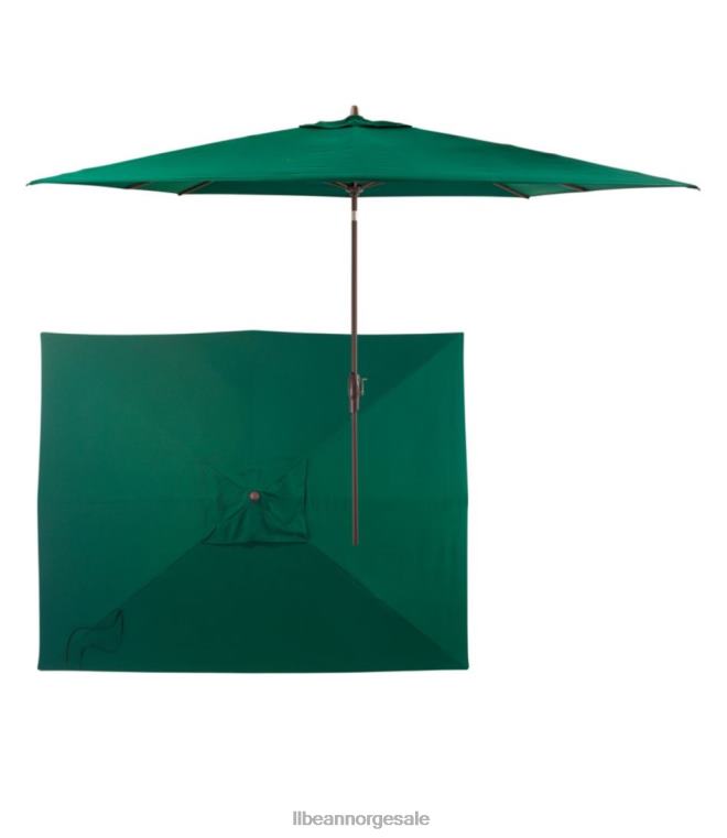 unisex solply 8' x10' markedsparaply 24VDH4490 L.L.Bean bakgård og uteplass jegergrønn