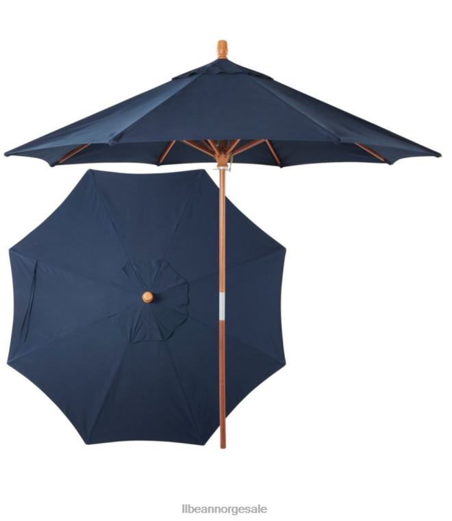 unisex solply markedet paraply tre 24VDH4396 L.L.Bean bakgård og uteplass marinen