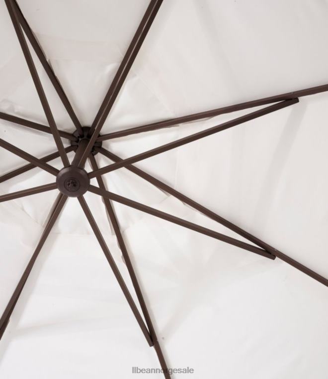 unisex sunbrella market cantilever 10' oktogon paraply med stativ sett 24VDH4522 L.L.Bean bakgård og uteplass jegergrønn