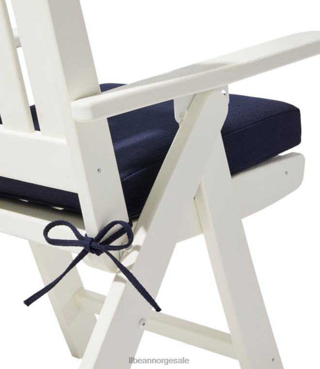 unisex all vær sammenleggbar/armløs stol teksturert pute 24VDH2744 L.L.Bean bakgård og uteplass marinen