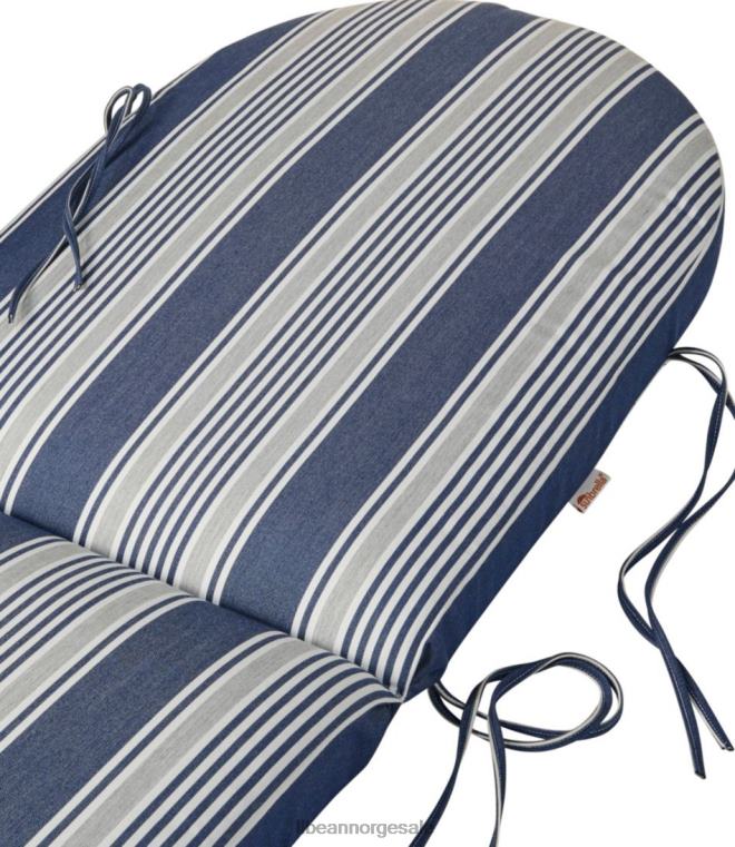 unisex casco bay adirondack stol sete og ryggpute stripe 24VDH4410 L.L.Bean bakgård og uteplass grønn/sand multi