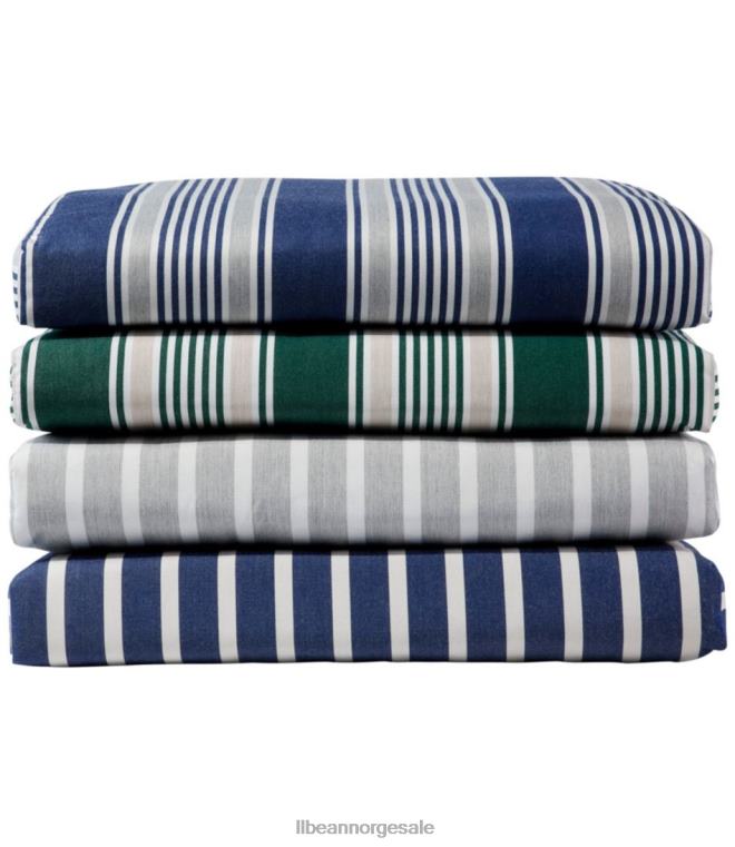 unisex casco bay adirondack stol sete og ryggpute stripe 24VDH4410 L.L.Bean bakgård og uteplass grønn/sand multi