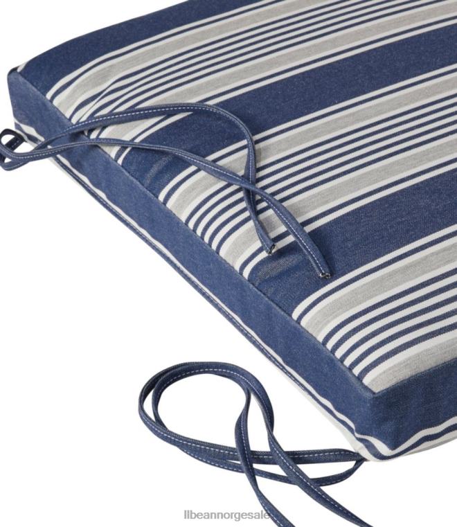unisex casco bay adirondack stol setepute stripe 24VDH4423 L.L.Bean bakgård og uteplass grå/hvit
