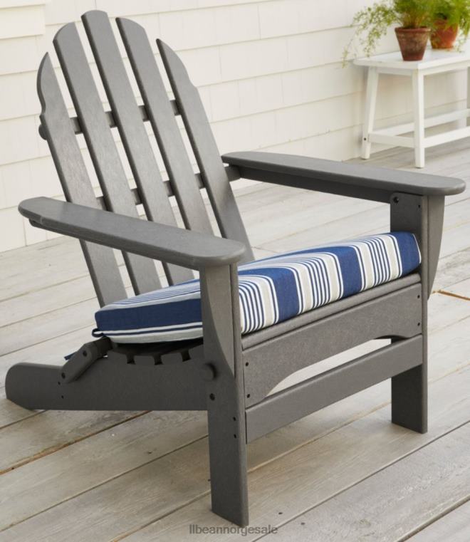 unisex casco bay adirondack stol setepute stripe 24VDH5578 L.L.Bean bakgård og uteplass grønn/sand multi