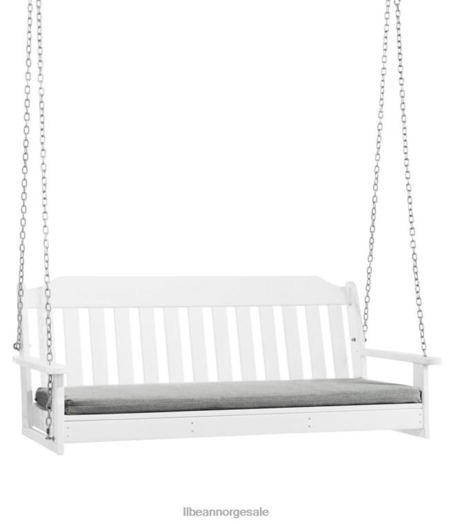 unisex allværs 60'' verandasving teksturert pute 24VDH4518 L.L.Bean bakgård og uteplass grå