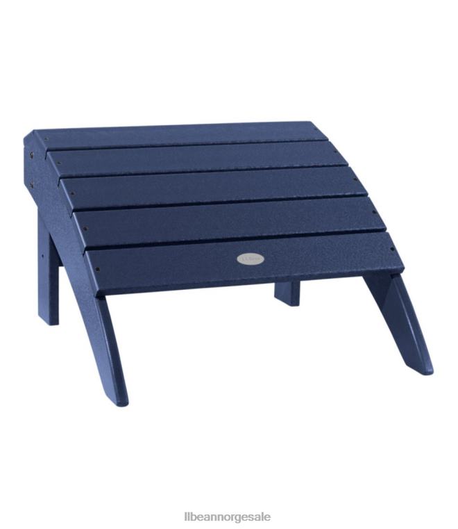 unisex allværs adirondack fotskammel 24VDH2595 L.L.Bean bakgård og uteplass klassisk marine