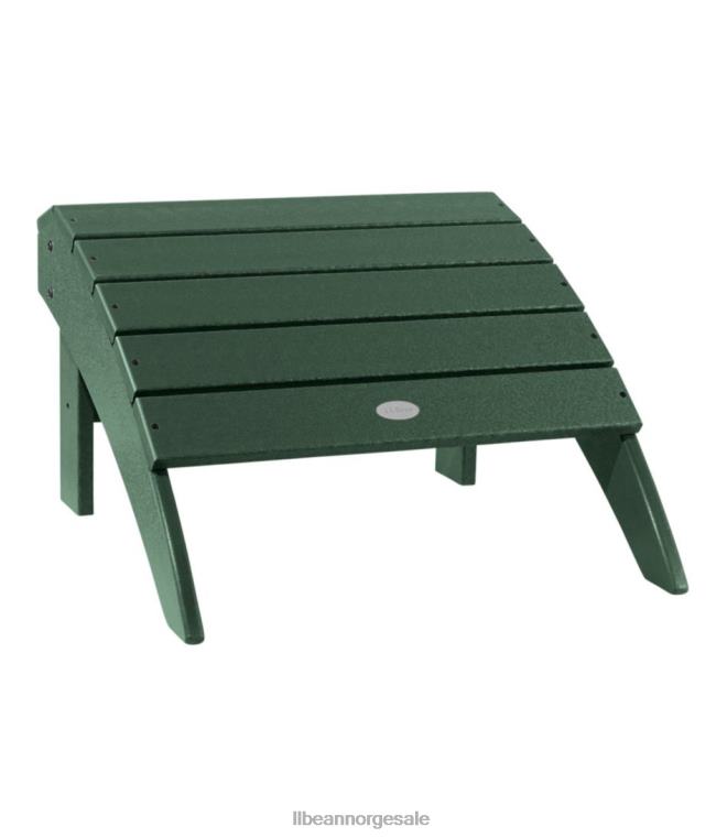 unisex allværs adirondack fotskammel 24VDH4401 L.L.Bean bakgård og uteplass grønn