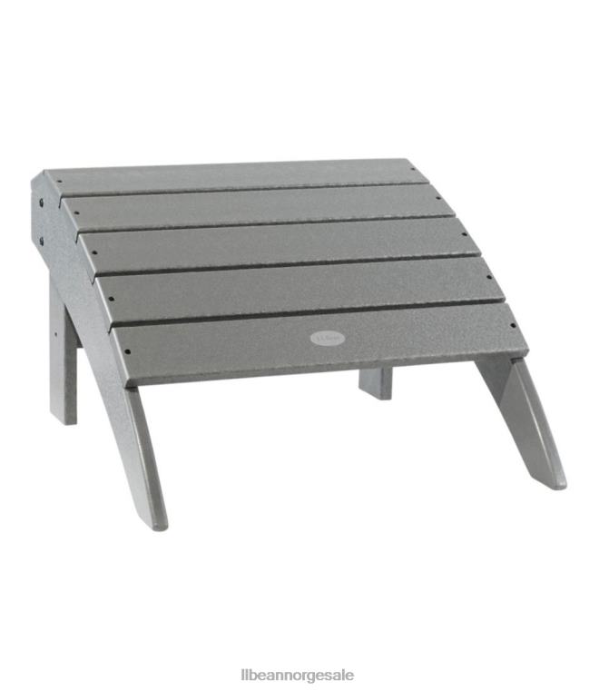 unisex allværs adirondack fotskammel 24VDH7145 L.L.Bean bakgård og uteplass skifergrå