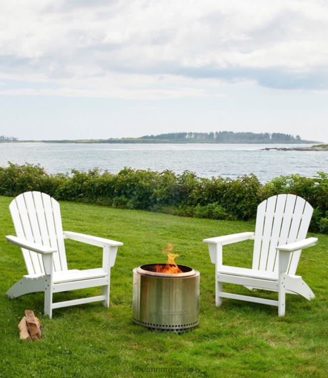 unisex allværs foss adirondack stol 24VDH4344 L.L.Bean bakgård og uteplass klassisk rød