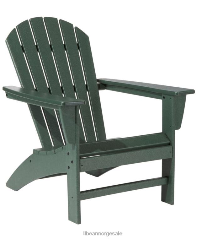 unisex allværs foss adirondack stol 24VDH5516 L.L.Bean bakgård og uteplass grønn