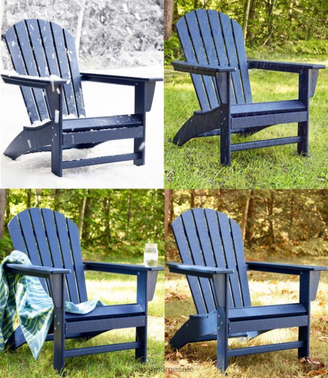 unisex allværs foss adirondack stol 24VDH5516 L.L.Bean bakgård og uteplass grønn
