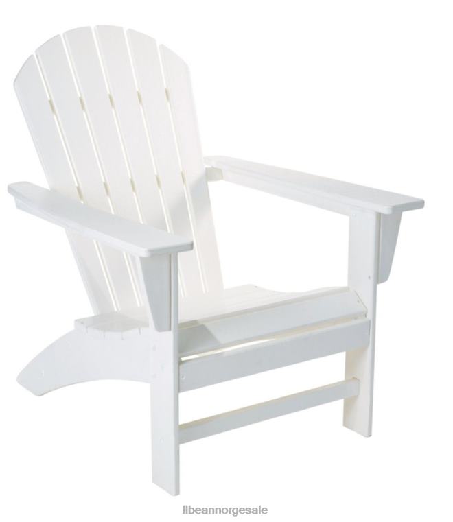 unisex allværs foss adirondack stol 24VDH7128 L.L.Bean bakgård og uteplass hvit