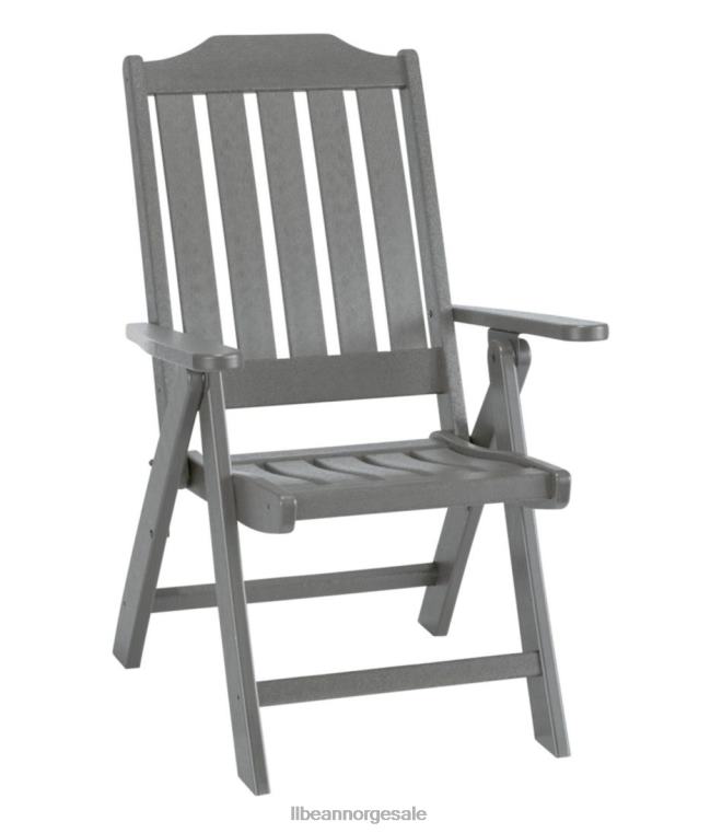 unisex allværs sammenleggbar stol 24VDH6846 L.L.Bean bakgård og uteplass skifergrå