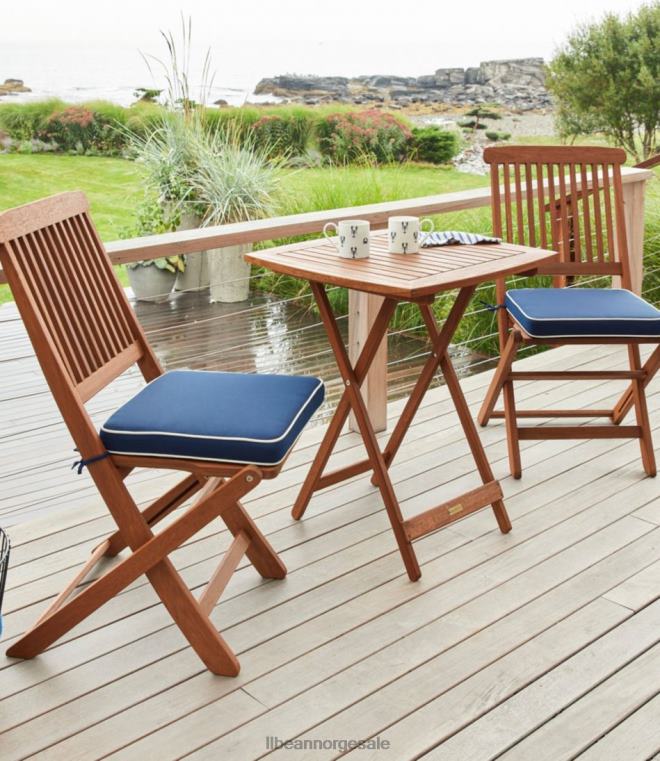 unisex eukalyptus 3-delt bistrosett 24VDH2811 L.L.Bean bakgård og uteplass naturlig