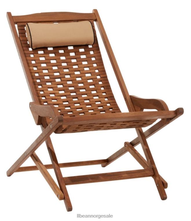 unisex eukalyptus slynge sammenleggbar solseng 24VDH2814 L.L.Bean bakgård og uteplass naturlig