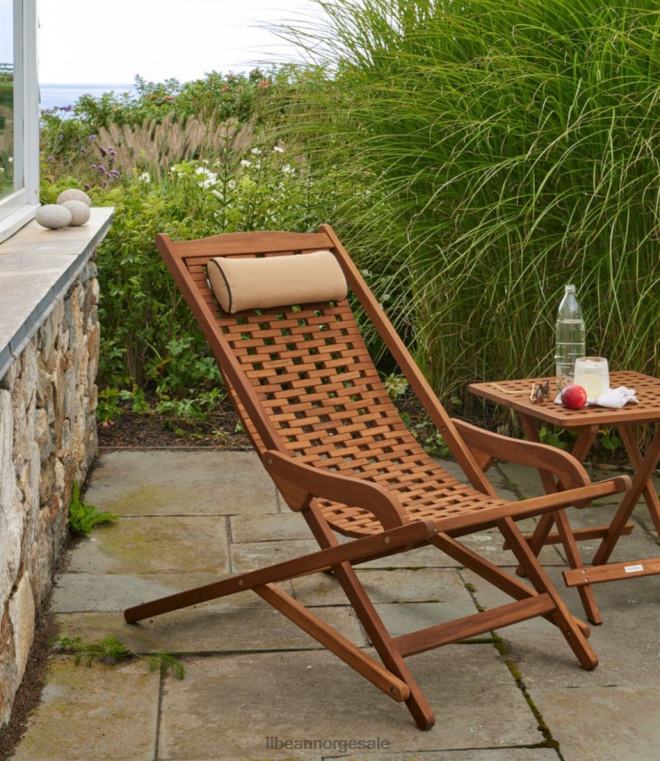 unisex eukalyptus slynge sammenleggbar solseng 24VDH2814 L.L.Bean bakgård og uteplass naturlig