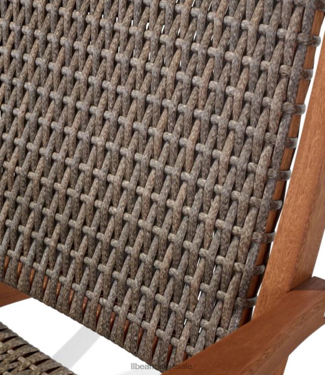 unisex flettet eukalyptus rocker 24VDH2753 L.L.Bean bakgård og uteplass naturlig