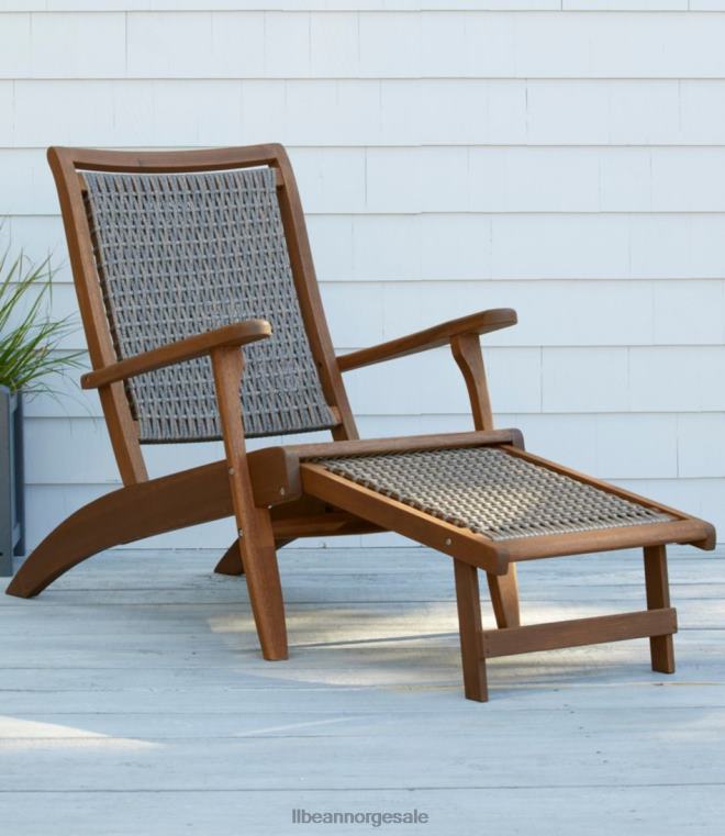 unisex flettet eukalyptus solseng 24VDH2791 L.L.Bean bakgård og uteplass naturlig