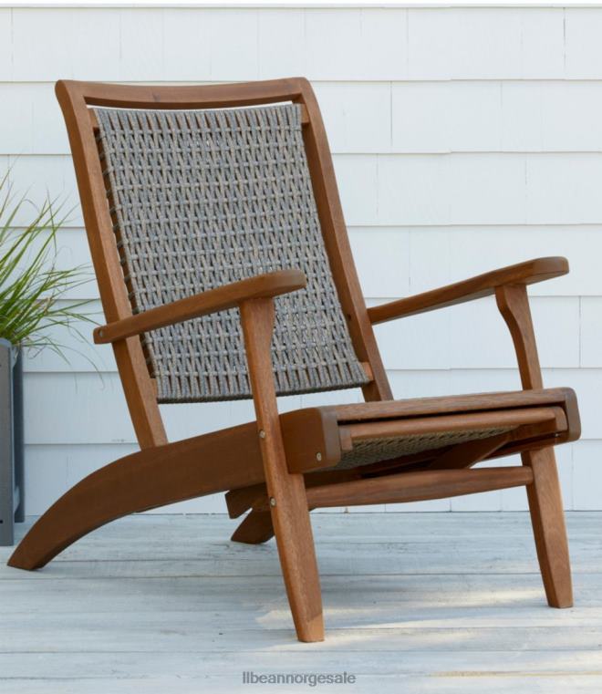unisex flettet eukalyptus solseng 24VDH2791 L.L.Bean bakgård og uteplass naturlig