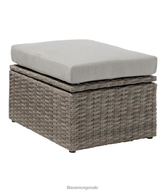 unisex flettet oppbevaring ottoman 24VDH2890 L.L.Bean bakgård og uteplass sand
