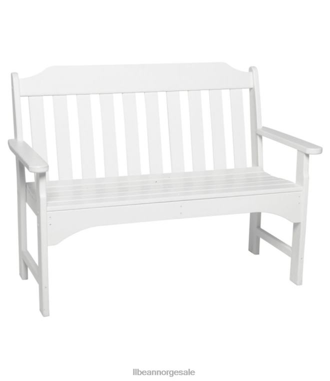 unisex hagebenk for all slags vær 24VDH4443 L.L.Bean bakgård og uteplass hvit