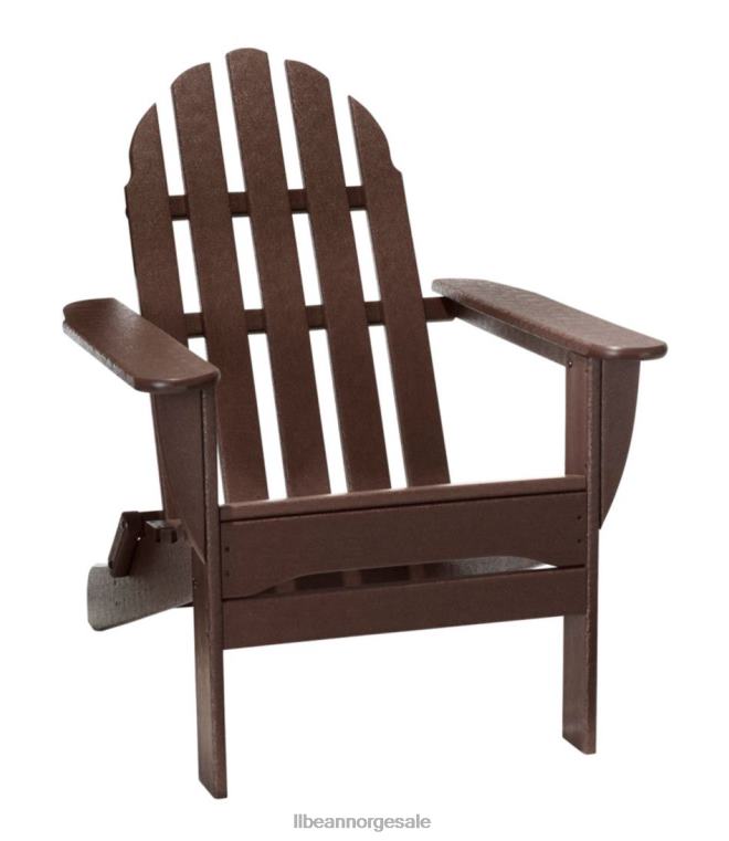 unisex klassisk adirondack stol for all slags vær 24VDH6825 L.L.Bean bakgård og uteplass mahogni