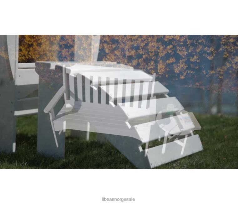 unisex allværs gårdsbord 24VDH6357 L.L.Bean bakgård og uteplass hvit