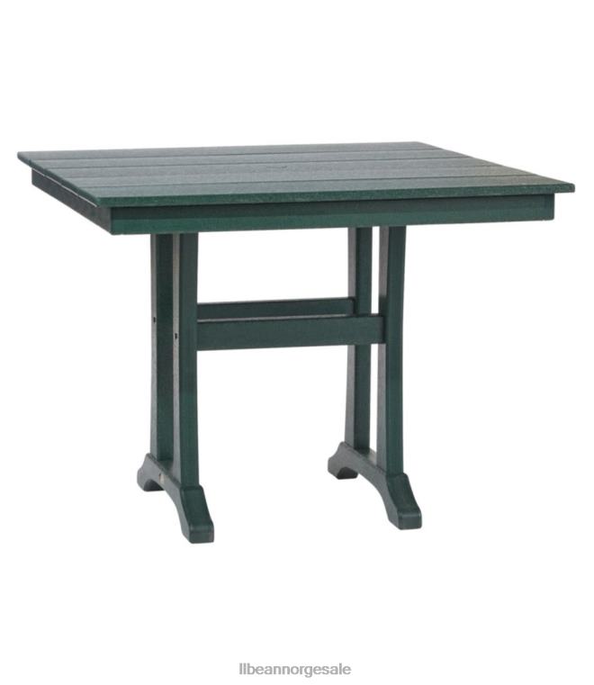 unisex allværs gårdshus bord kvadrat 24VDH2569 L.L.Bean bakgård og uteplass grønn