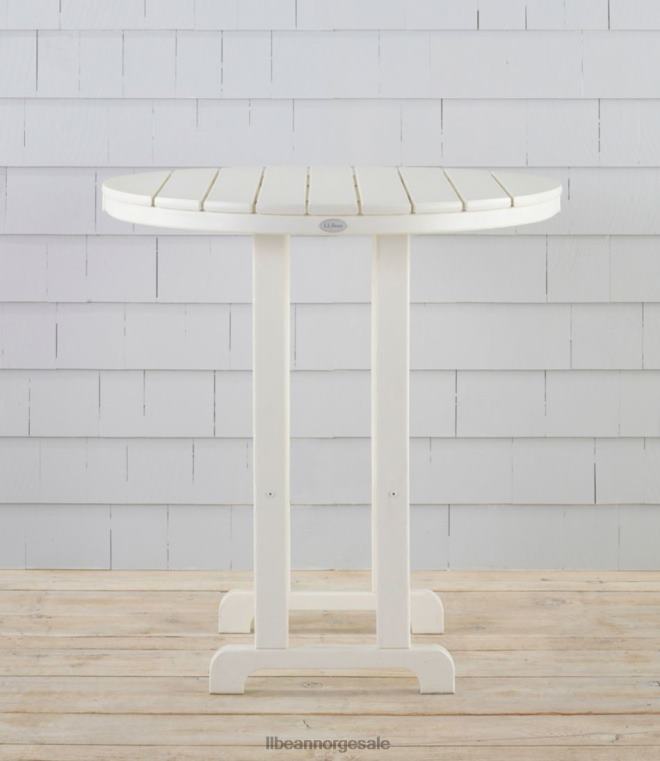 unisex allværs mothøyde bord 36'' rundt 24VDH2760 L.L.Bean bakgård og uteplass grønn