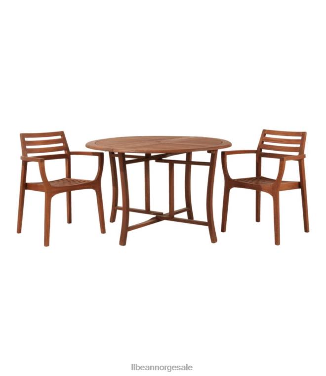 unisex eukalyptus sammenleggbar bord 24VDH2808 L.L.Bean bakgård og uteplass naturlig