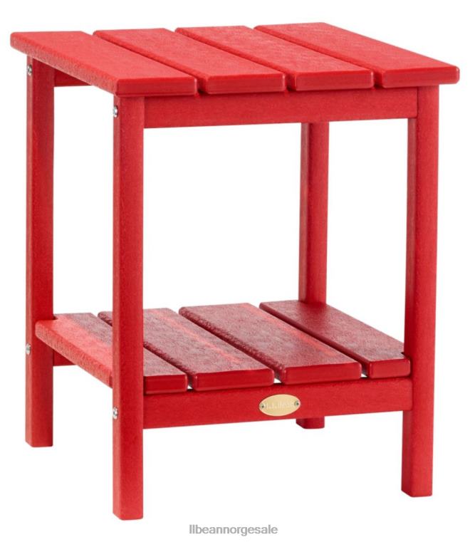 unisex firkantet sidebord for all slags vær 24VDH5532 L.L.Bean bakgård og uteplass klassisk rød