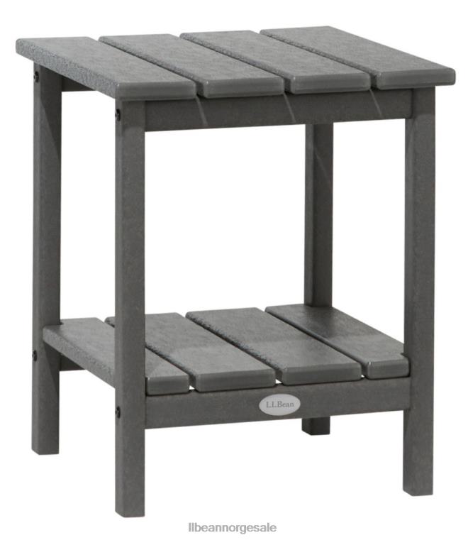 unisex firkantet sidebord for all slags vær 24VDH7136 L.L.Bean bakgård og uteplass skifergrå