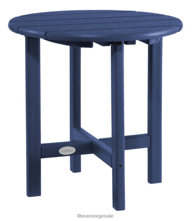 unisex rundt sidebord for all slags vær 24VDH2581 L.L.Bean bakgård og uteplass klassisk marine
