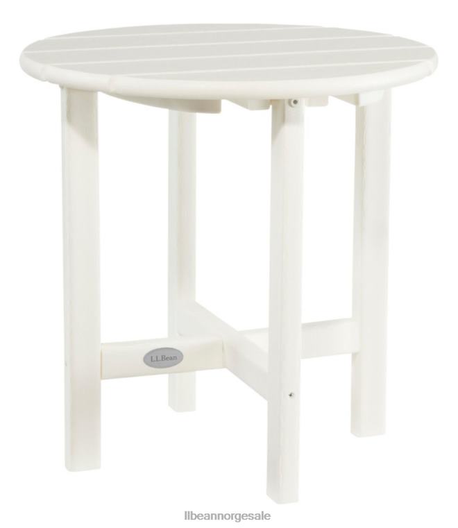 unisex rundt sidebord for all slags vær 24VDH7262 L.L.Bean bakgård og uteplass hvit