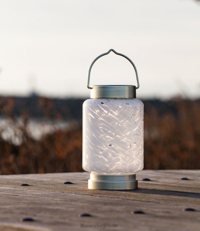 unisex båtfolk solar lanterne sylinder 24VDH2778 L.L.Bean bakgård og uteplass hvit