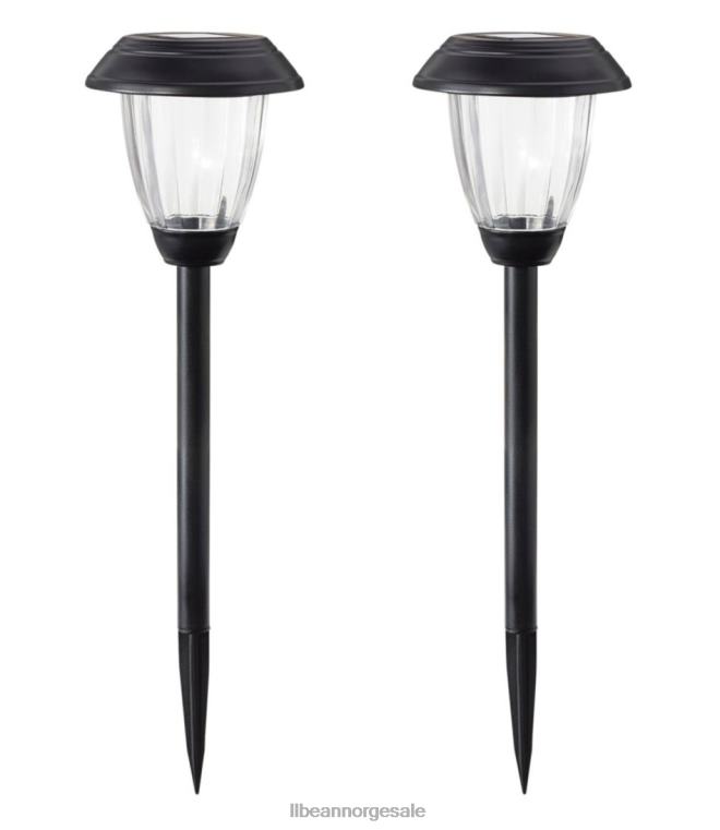 unisex solar stakes sett med to 24VDH2781 L.L.Bean bakgård og uteplass svart
