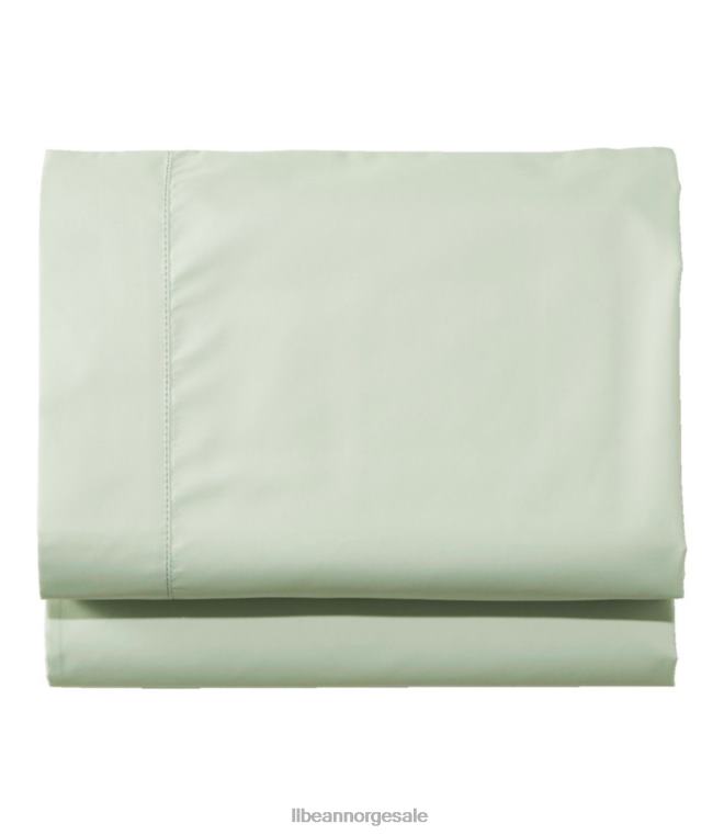 unisex 280-tråds percale laken i pima bomull montert 24VDH2463 L.L.Bean bedding pastell mynte